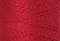 A swatch of Mettler Silk Finish 50 Thread Poinsettia 0102