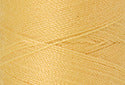 A swatch of Mettler Silk Finish 50 Thread Parchment 0140