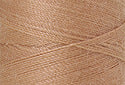 A swatch of Mettler Silk Finish 50 Thread Oat Straw 0260