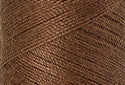 A swatch of Mettler Silk Finish 50 Thread Hazelnut 0281