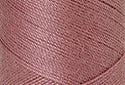 A swatch of Mettler Silk Finish 50 Thread Teaberry 0284