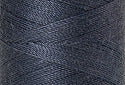 A swatch of Mettler Silk Finish 50 Thread Blue Shadow 0311