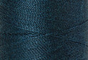 A swatch of Mettler Silk Finish 50 Thread Tartan Blue 0485