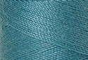 A swatch of Mettler Silk Finish 50 Thread Blue-green Opal 0611