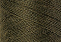 A swatch of Mettler Silk Finish 50 Thread Umber 0660