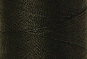 A swatch of Mettler Silk Finish 50 Thread Avocado 0719