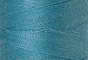 A swatch of Mettler Silk Finish 50 Thread Glacier Blue 0722