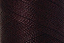 A swatch of Mettler Silk Finish 50 Thread Mahogany 0793