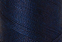 A swatch of Mettler Silk Finish 50 Thread Night Blue 0823