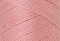 A swatch of Mettler Silk Finish 50 Thread Tea Rose 1063