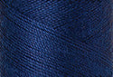 A swatch of Mettler Silk Finish 50 Thread Imperial Blue 1304