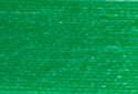 A swatch of Mettler Silk Finish 50 Thread Vibrant Green 1314