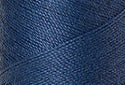 A swatch of Mettler Silk Finish 50 Thread Steel Blue 1316