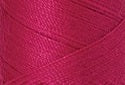 A swatch of Mettler Silk Finish 50 Thread Fuschia 1421