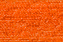 A swatch of Mettler Silk Finish 50 Thread Mandarin Orange 6255