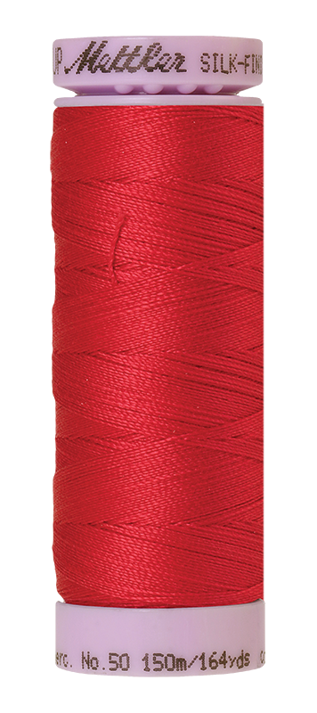 Mettler Thread - Silk Finish 50 150m (9105) - Poinsettia 0102