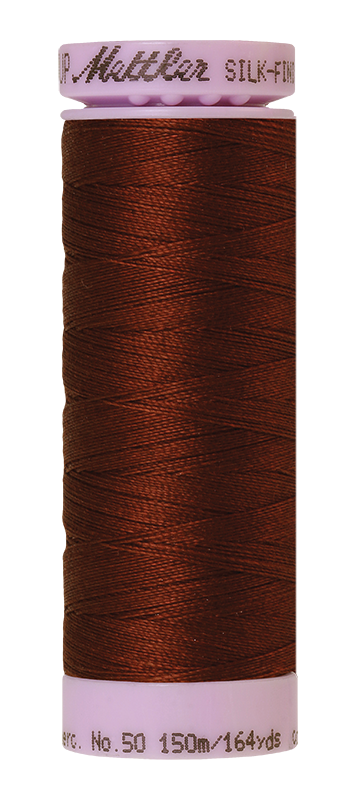 Mettler Thread - Silk Finish 50 150m (9105) - Friar Brown 0173