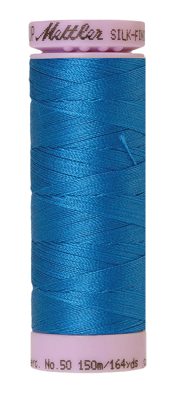 Mettler Thread - Silk Finish 50 150m (9105) - Mediterranian Blue 0339