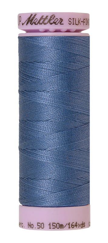 Mettler Thread - Silk Finish 50 150m (9105) - Smoky Blue 0351