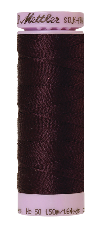 Mettler Thread - Silk Finish 50 150m (9105) - Plum Perfect 0481