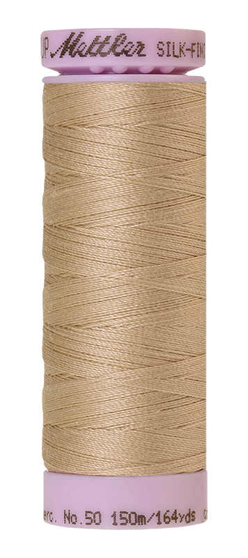 Mettler Thread - Silk Finish 50 150m (9105) - Straw 0538