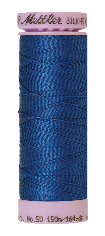 Mettler Thread - Silk Finish 50 150m (9105) - Snorkel Blue 0697