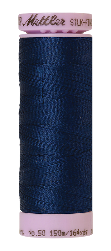Mettler Thread - Silk Finish 50 150m (9105) - Night Blue 0823