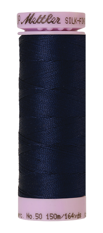 Mettler Thread - Silk Finish 50 150m (9105) - Navy 0825