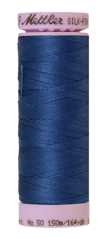 Mettler Thread - Silk Finish 50 150m (9105) - Steel Blue 1316