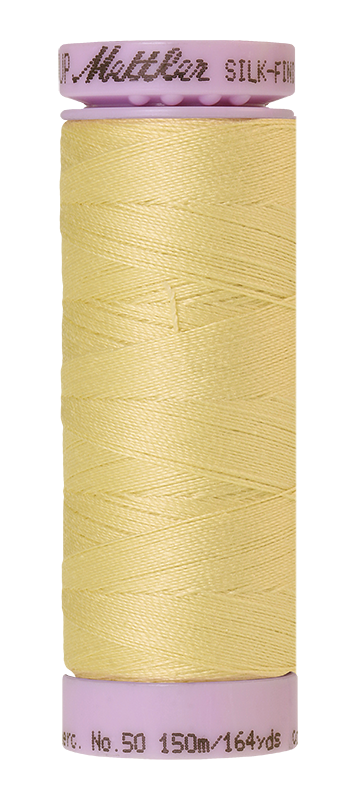 Mettler Thread - Silk Finish 50 150m (9105) - Lemon Frost 1412