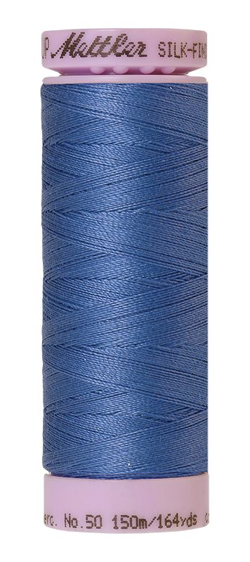 Mettler Thread - Silk Finish 50 150m (9105) - Tufts Blue 1464