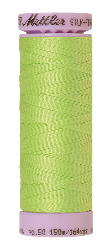 Mettler Thread - Silk Finish 50 150m (9105) - Bright Lime Green 1528