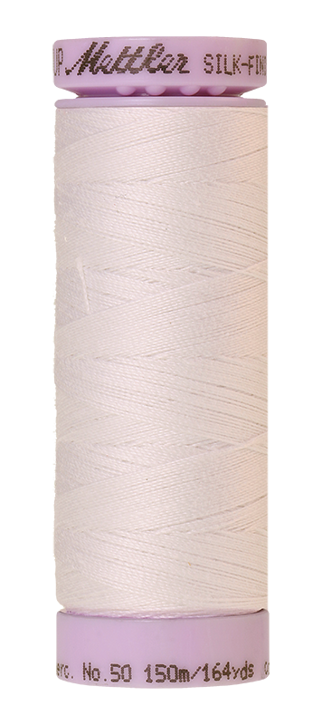 Mettler Thread - Silk Finish 50 150m (9105) - White 2000