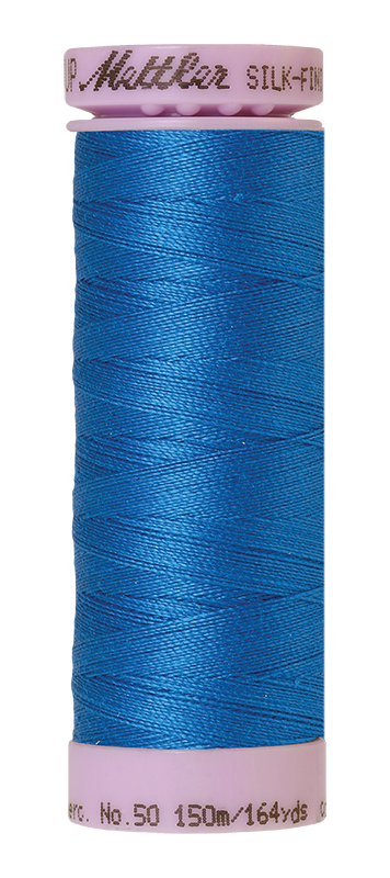 Mettler Thread - Silk Finish 50 150m (9105) - French Blue 2049