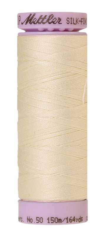 Mettler Thread - Silk Finish 50 150m (9105) - Antique White 3612
