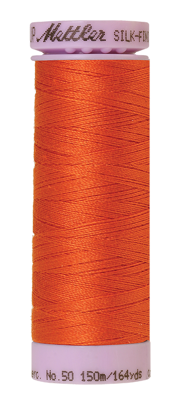 Mettler Thread - Silk Finish 50 150m (9105) - Mandarin Orange 6255
