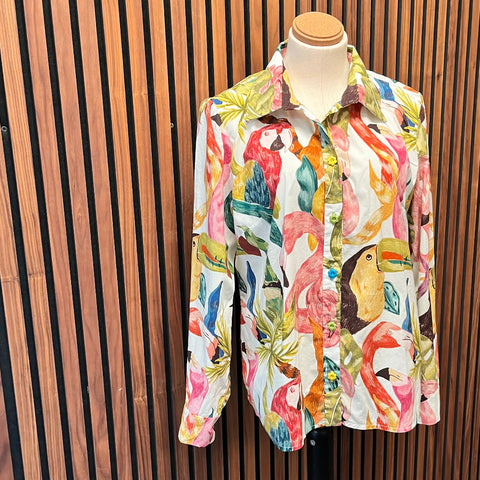 toucan flamingo shirt made at TMS