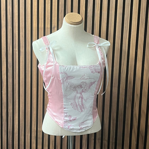 angel and roses corset made at TMS