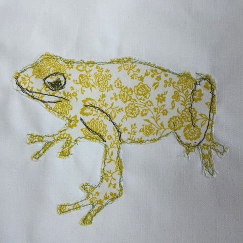 free motion frog made at The Make Spot