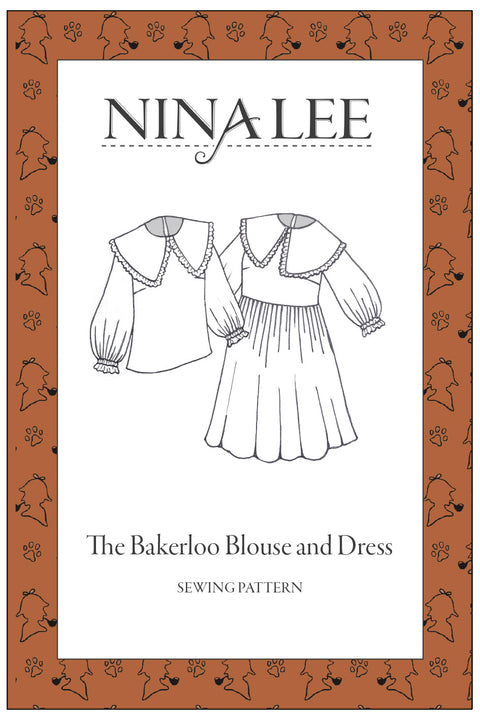 Nina Lee Bakerloo Blouse Dress and Blouse Pattern