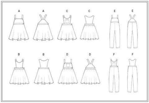 Liberty Kiki Dungaree Pattern