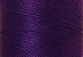 A swatch of Mettler Silk Finish 50 Thread Deep Purple 0046