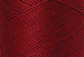 A swatch of Mettler Silk Finish 50 Thread Fire Engine 0105