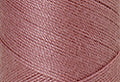 A swatch of Mettler Silk Finish 50 Thread Teaberry 0284