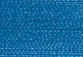 A swatch of Mettler Silk Finish 50 Thread Mediterranian Blue 0339