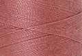 A swatch of Mettler Silk Finish 50 Thread Red Planet 0638