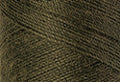A swatch of Mettler Silk Finish 50 Thread Umber 0660