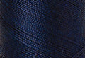 A swatch of Mettler Silk Finish 50 Thread Night Blue 0823