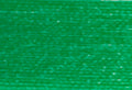 A swatch of Mettler Silk Finish 50 Thread Vibrant Green 1314