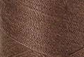A swatch of Mettler Silk Finish 50 Thread Espresso 1380